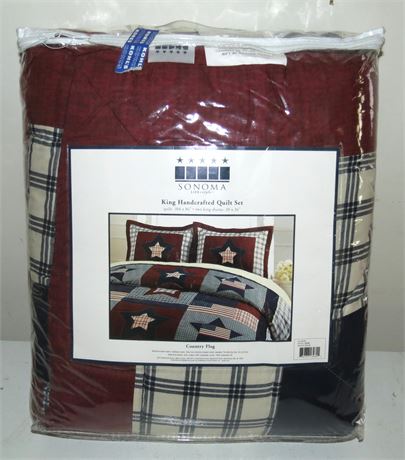 Sonoma King Crafted Quilt Set