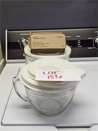 The Pampered Chef 8 Cup Pitcher, Canister & Cheese Cutter