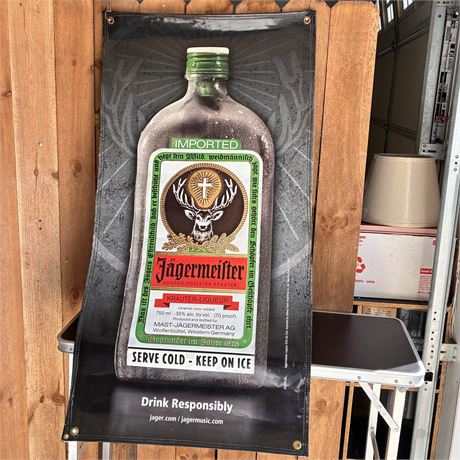 Jagermeister Vinyl Advertising Banner