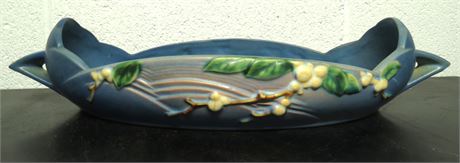 Roseville Pottery Console Bowl "Snowberry" Pattern