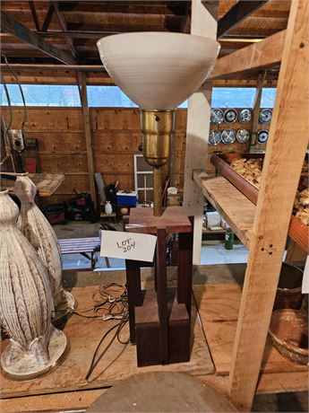MCM Wood Table Lamp