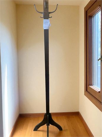Wood Hall Tree/Coat or Hat Rack