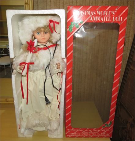 Christmas Worlds Animated Doll