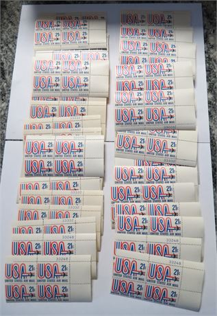 US Air Mail Stamps: 21 Cent