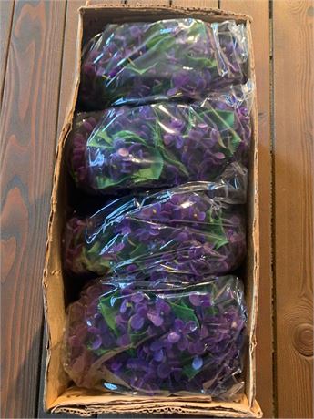 Artificial Purple Violet Flowers 1 Case of 18 Dozen