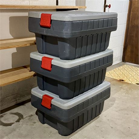Heavy Duty Lidded Storage Bins/Totes