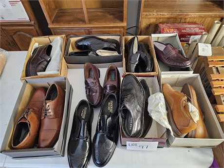 Mixed Men's Shoe Lot:Hanover / Oakton / FLS & More