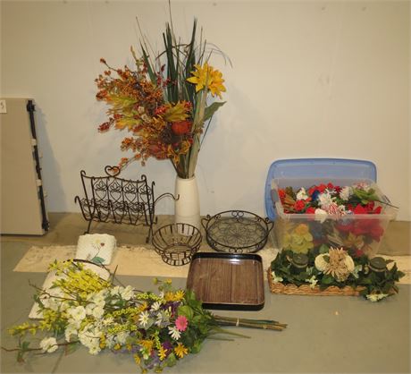 Artificial Flowers, Decor