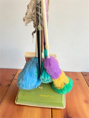 Bissell Vanity Sweeper, Broom & Duster Lot