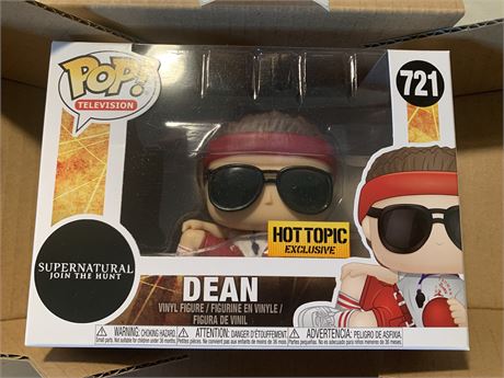 Funko Pop! Television: Supernatural Dean Vinyl Figure #721 Hot Topic Exclusive