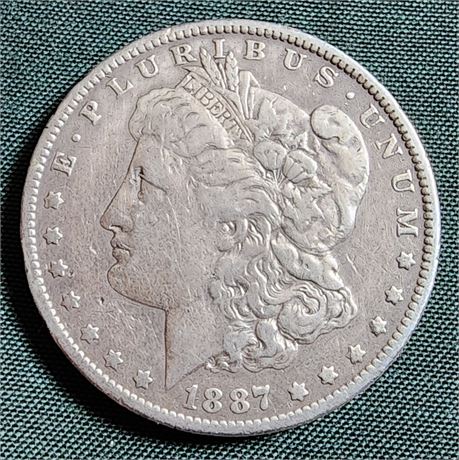 1887-O Morgan Silver Dollar