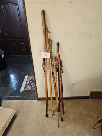 Mixed Walking & Hiking Wood Canes - Different Sizes