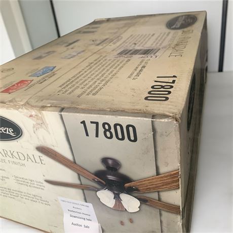 Harbor Breeze 52-inch Parkdale Ceiling Fan W/Aged Bronze Finish In Original Box