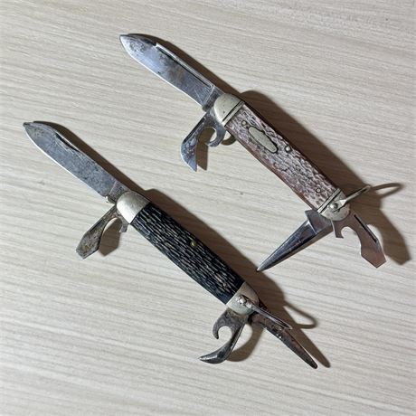 Vintage Western and Kutmaster Pocket Knives