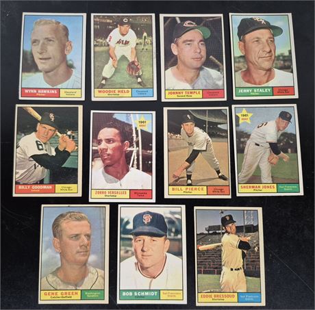1961 Topps Baseball Cards