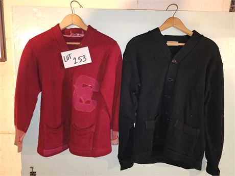 Vintage Wool Letterman's Sweaters