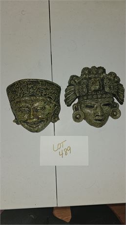 Zarebski Mayan Masks Wall Art