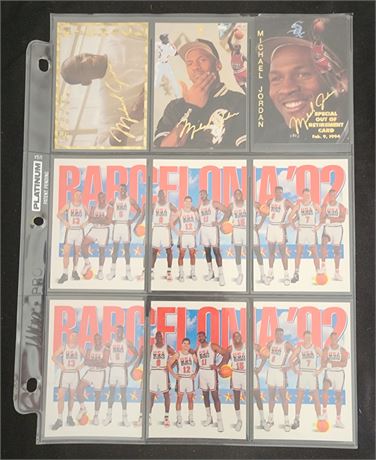 Michael Jordan Dream Team Sleeve Of Cards