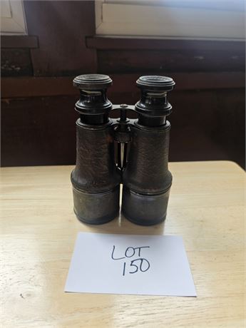 WW2 French Lemaire Galilean Field Glasses / Binoculars