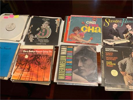 Mongo Santamaría, Marty Robbins, Raoul Martinez And His Orchestra Album Lot