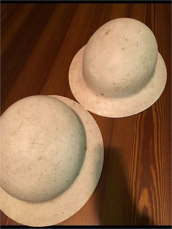 Vintage U.S. Civil Defense (OCD) Steel Helmet Lot of 2