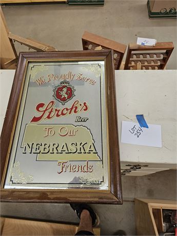 Stroh's Nebraska Mirror Sign