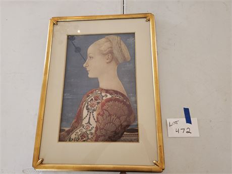 Antique Portrait of Girl Print