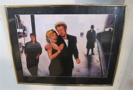 Elvis, Marilyn Monroe, Etc Framed Poster