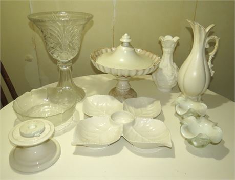 Pitchers, Lead Crystal, Serving Dish, etc