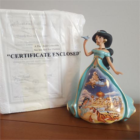 "Happily Ever After Jasmine"~Heirloom Porcelain Bell Collection w/COA