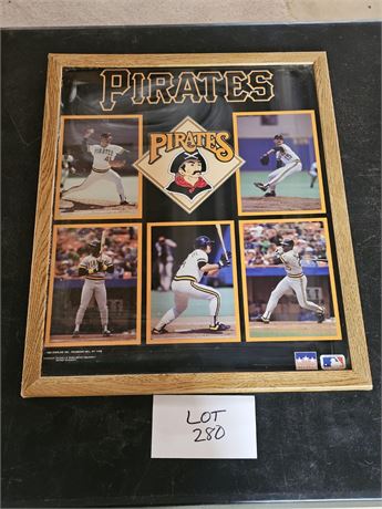 1988 Starline Inc Pittsburgh Pirates Framed Poster