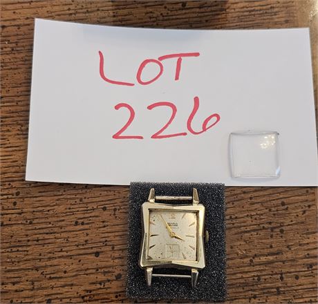 14K Benrus 21 Jewel 1940's Men's Watch Shell Weight 7.3 DWT