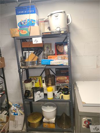 Shelf Cleanout:Kitchenware/Anchor Hocking/Crofton/Deep Fryer & Much More