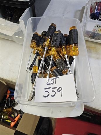 Mixed Cushion Grip Screwdrivers