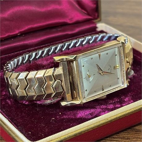 Men's 14K Gold Vintage Lord Elgin Watch