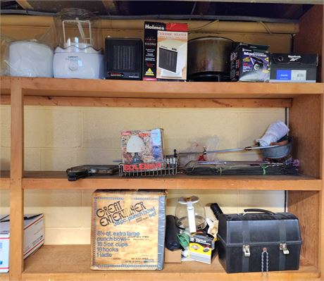 Basement Shelf Cleanout