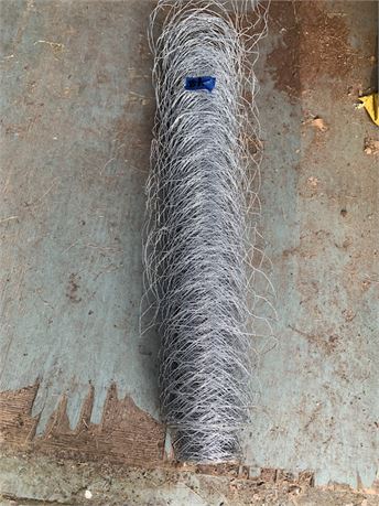 Silver Metal Chicken Wire Roll