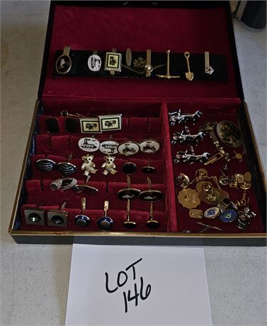 Men's Mixed Jewelry -Tie Tacks, Pins, Cufflinks, & More