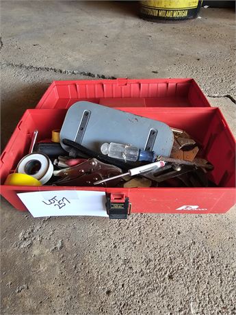 Plano Tool Box With Mixed Wrenches & More