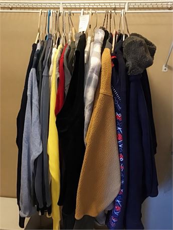 Men's Sweater & Zip Up Jacket Lot Sizes M, XL, L, 3XL Vineyard Vines, Columbia