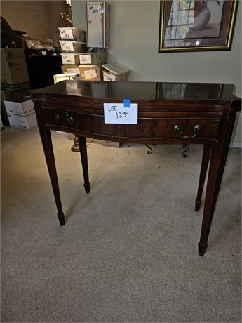 Antique Wood Gaming Table