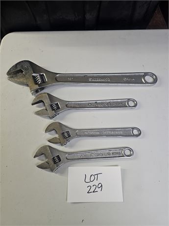 Pittsburgh Large Adjustable Wrench Set
