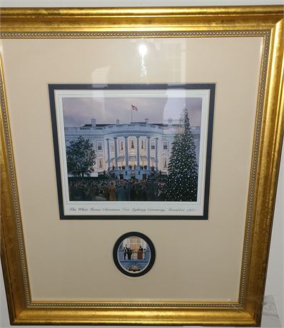 White House Christmas Tree Lighting Art