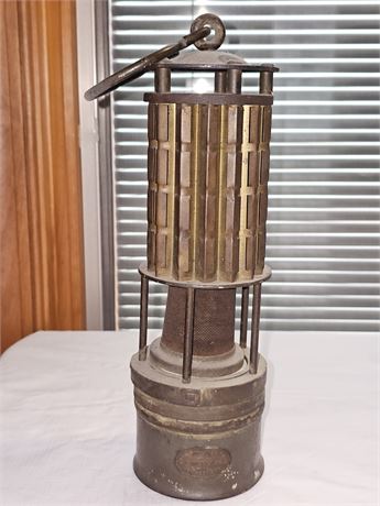 Antique Vintage Wolf Safety Lamp