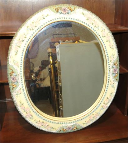 Beautiful Ceramic Framed Wall Mirror