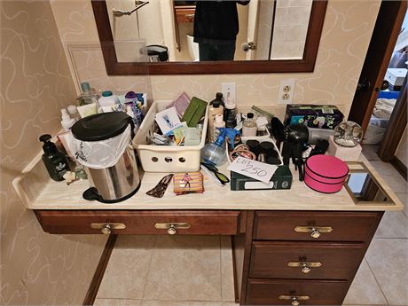 Bathroom Cleanout: Health & Beauty/Shoe Shine/Hair Dryer/Make-Up & More