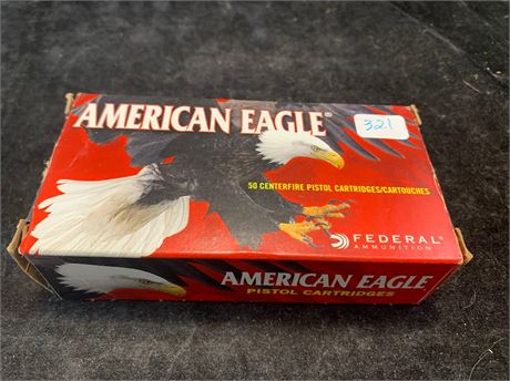 American Eagle Federal Ammunition 50 Centerfire Pistol Cartridges 9MM Luger