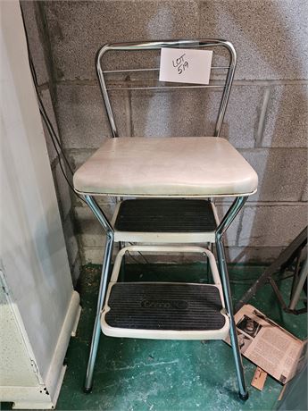 Vintage 60's Cosco Step Stool Chair