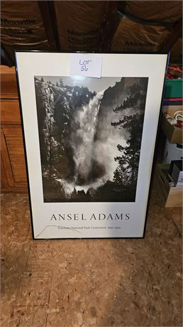 Ansel Adams Poster In Frame