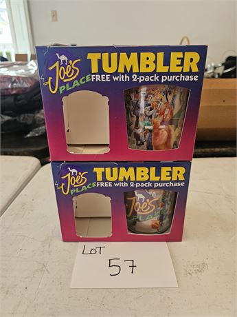 Smokin Joe's Place Camel Cigarettes Tumbler x2